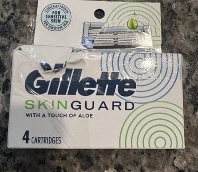 Gillette Skinguard For Sensitive Skin Razor Blade Refills - 4 Cartridges