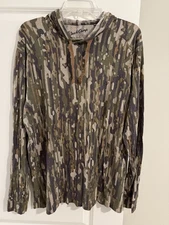 Duck Camp Bamboo Hoodie Woodland Lightweight Long Sleeve Men’s Size Large