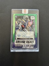 2021 Panini Contenders College Ticket JA'MARR CHASE LSU Blue Shimmer #115