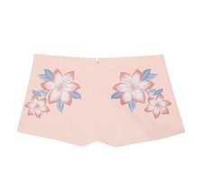 Victoria's Secret PINK Cotton Shortie Boyshort Panty Peach Floral