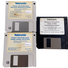 Tektronix Phaser PXi Printer Tools Driver Utilities Windows 3.0 v2.1 1991 1992