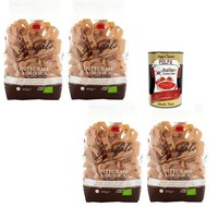 Garofalo Pappardelle Integrale Vollkorn Bandnudeln 4X500G +Polpa