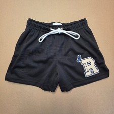 Ryoko Rain Classic Mesh Athletic Shorts Black Sz Small Unisex Made In USA