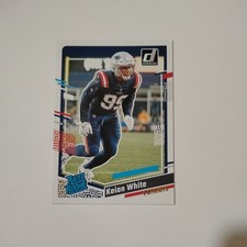 2023 Panini Donruss Rated Rookie Keion White #371 (RC) New England Patriots NFL