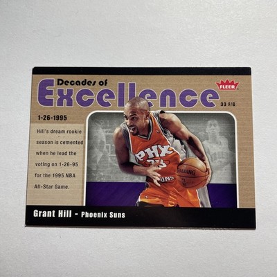 2007-08 Fleer Decades of Excellence Grant Hill #6 HOF Phoenix Suns NBA