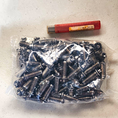 100 Hilti Studs With Drill Bit