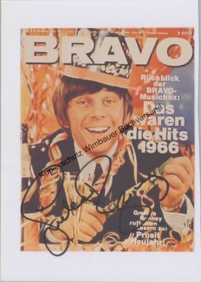 Original Autograph Graham Bonney (*1943) british Singer /// Autogramm Aut 298233