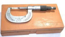 Mitutoyo 122-135 0-1" Blade .0001" Micrometer Calibrated