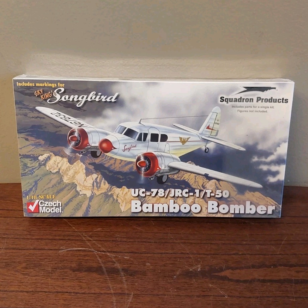 Czech Model 1/48 Scale UC-78/ JRC-1/ T-50 Bamboo Bomber - NEW / SEALED