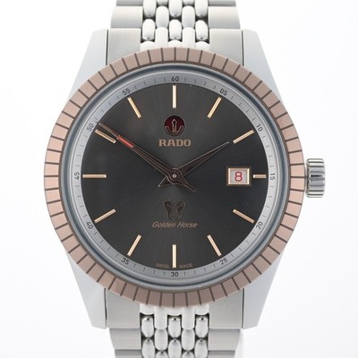 Rado HyperChrome Golden Horse 42mm Anthracite Dial Automatic Men's Watch + B&P