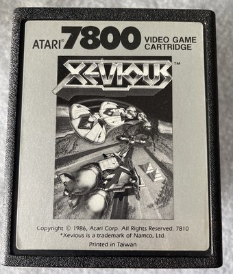 Xevious- Atari 7800 Game Cartridge ONLY; CX7810 Tested