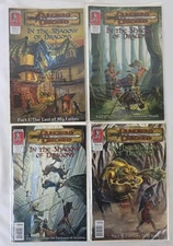Dungeons & Dragons Kenzer & Company Comics In The Shadow Of Dragons Issues #1-4