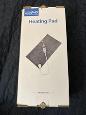 RENPHO Heating Pad for Pain Relief, 12”x24”, Gray 