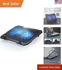 Portable Laptop Cooling Stand with USB Connectivity Quiet Fan - 10-15.6 Inch