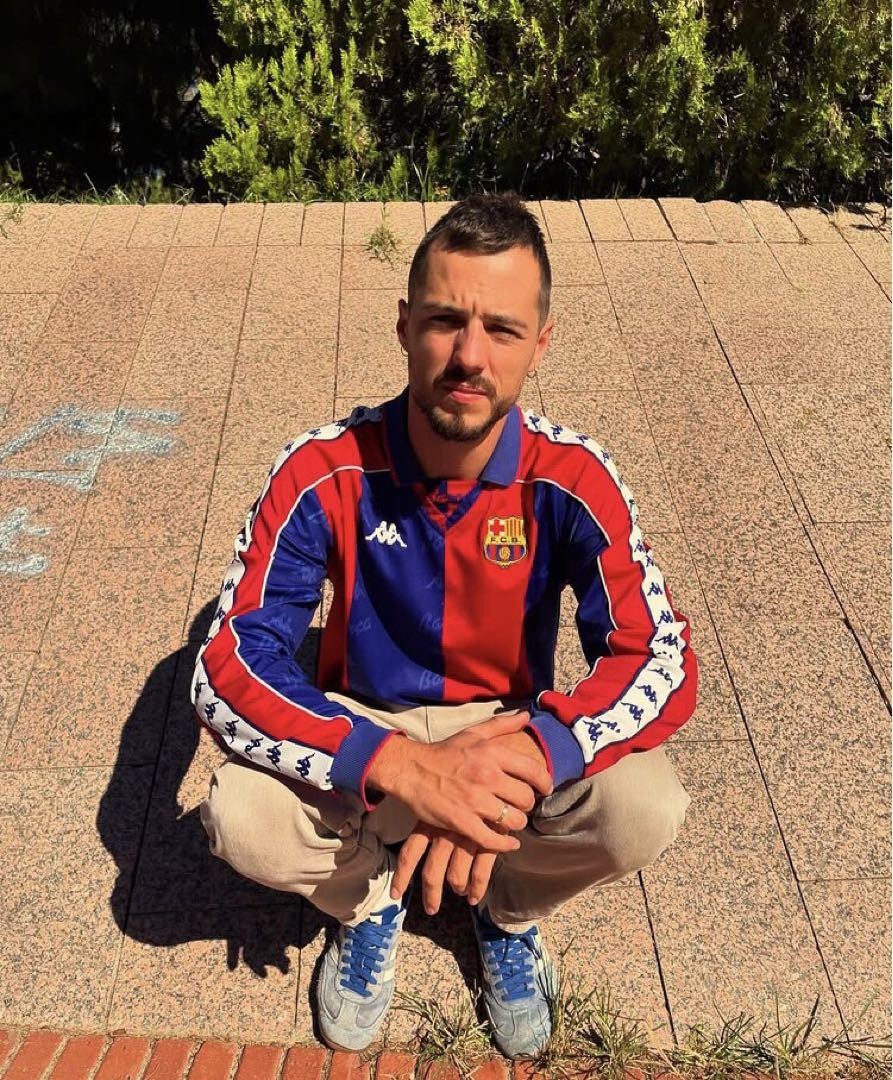 Kappa FC Barcelona ジャージ 10 ロマーリオ Kappa FC Barcelona Long Sleeve Jersey #10 Romário Red Blue L