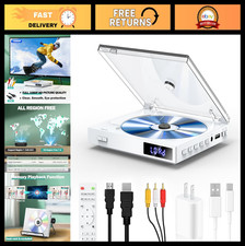 Mini DVD Player with USB Port, HDMI/RCA Output, All Region NTSC/PAL, 1080P, Remo