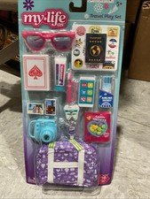 My Life As Travel Play Set NIP For 18 inch Dolls 16 Piece Set Mini Kids Toy