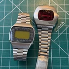 Pulsar LCD Bond Seiko Pan Am Parts Repair Lot Untested RARE Vintage Watch