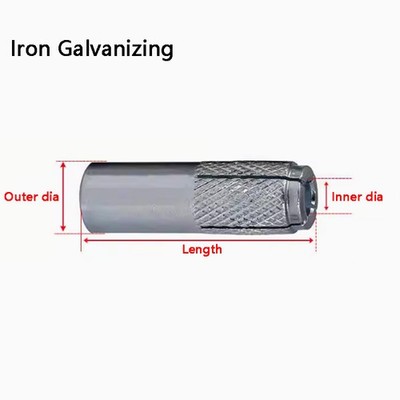 M6 M8 M10 M12 M16 Drop In Anchor Masonry Brick Concrete Anchors Metric Bolts Fit