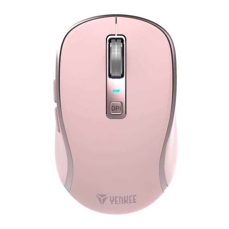 Souris sans fil rechargeable YENKEE NOBLE YMS 2085PK rose pour ordinateur
