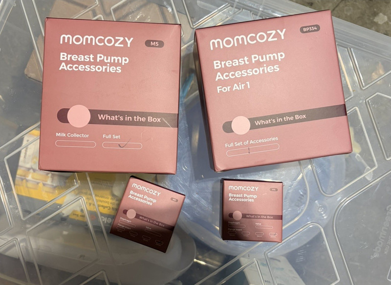 Momcozy M5 / Air 1 Breast Pump Accessories BP354 Replacement Parts, Pink