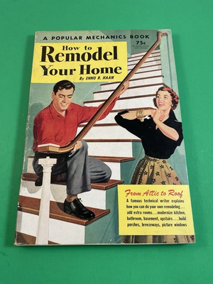 #ad #ad Popular Mechanics How to Remodel Your Home by Enno R Haan 1954 Vintage Guide TPB $19.99