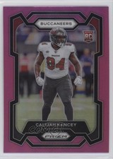 2023 Panini Prizm Rookies Pink Prizm Calijah Kancey #393 02u6