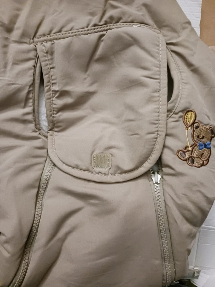 Cozy Cover Sun And Bug Cover Fits Standard Baby Carriers Grey - Image 3 of 4