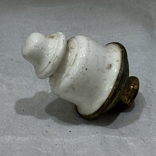 Old Porcelain Knob For Old Brass Bed
