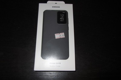 GENUINE OFFICIAL SAMSUNG S24 FE SMART CLEAR VIEW COVER BLACK NEW SEALED