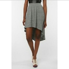 UO Sparkle Fade High Low gray skirt