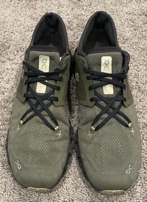 On Cloud X Olive Green Running Shoes Men’s/Women’s US 10.5 Athletic Sneakers Olive Gym Shoes | On United States main image 4