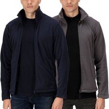 Regatta Professional Mens Micro Zip Warm Outdoor Full Zip Fleece Jacket