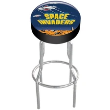 ARCADE1UP Stool Adjustable Height 21.5 inches to 29.5 inches (Space Invaders)