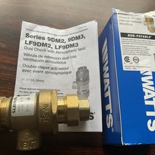 Watts 9D M3 1/2 Dual Check Valves with Interm...