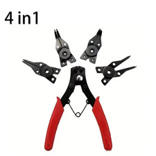 4-in-1 Circlip Pliers Set Snap Ring Pliers Multi Crimp Removable Plier Head Reta 4-in-1 Circlip Pliers Set Snap Ring Pliers Multi Crimp Removable Plier Head Reta