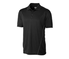 CLIQUE BY CUTTER & BUCK Ice Sport Black Performance S/S Polo Shirt SZ: 4XL 4X