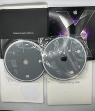 Apple Mac OS X Leopard 10.5 Retail Box Complete with Manual  Apple Stickers