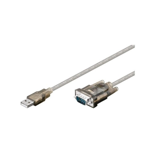 Goobay USB Auf RS232 Adapter Kabel 1,5m – Mit Prolific Chip, Für Serielle Geräte Wie Modems & Messgeräte
