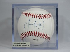Joaquin Arias Signed Official League Baseball Rawlings AUTO Autograph