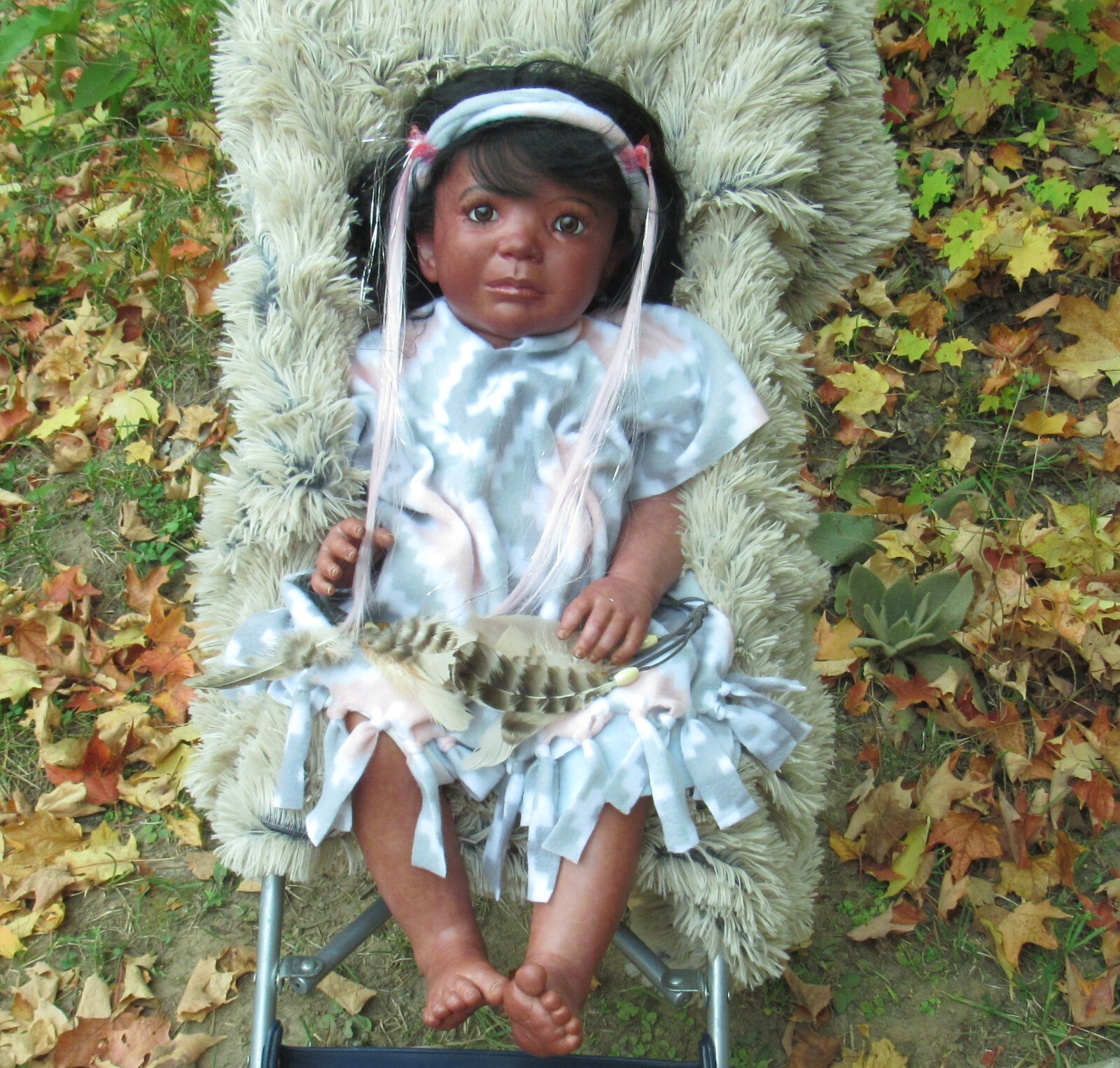 Realborn 32" Toddler Emmy big baby girl reborn biracial ethnic eBay