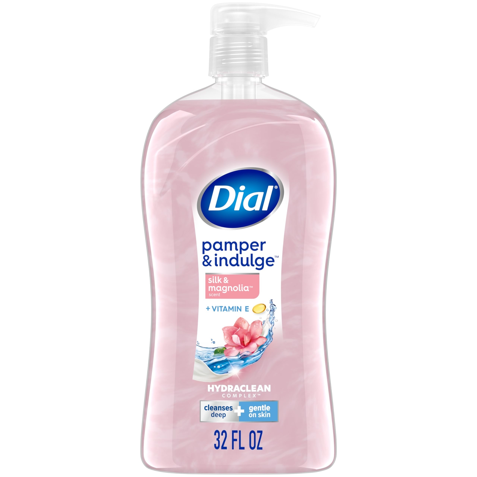 Dial Body Wash Pamper & Indulge Silk & Magnolia 32 fl oz