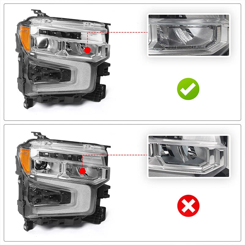 2P For 2022-2024 Chevy Silverado 1500 LTZ/High Country Full LED DRL Headlights Foto 3 de 4