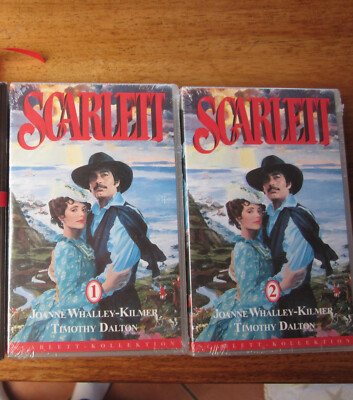 SCARLETT - 2 VHS -Joanne Whalley-Kilmer/Timothy Dalton VHS (215) in Folie