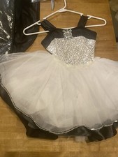 Curtain Call costume, girls size CME, Forever Mine Style E1158 Color Wh  
