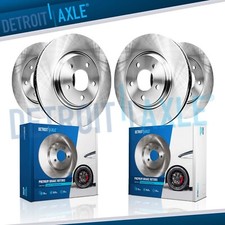 Front and Rear Disc Brake Rotors Set for 2014 2015 2016 2017 Nissan Rogue Select