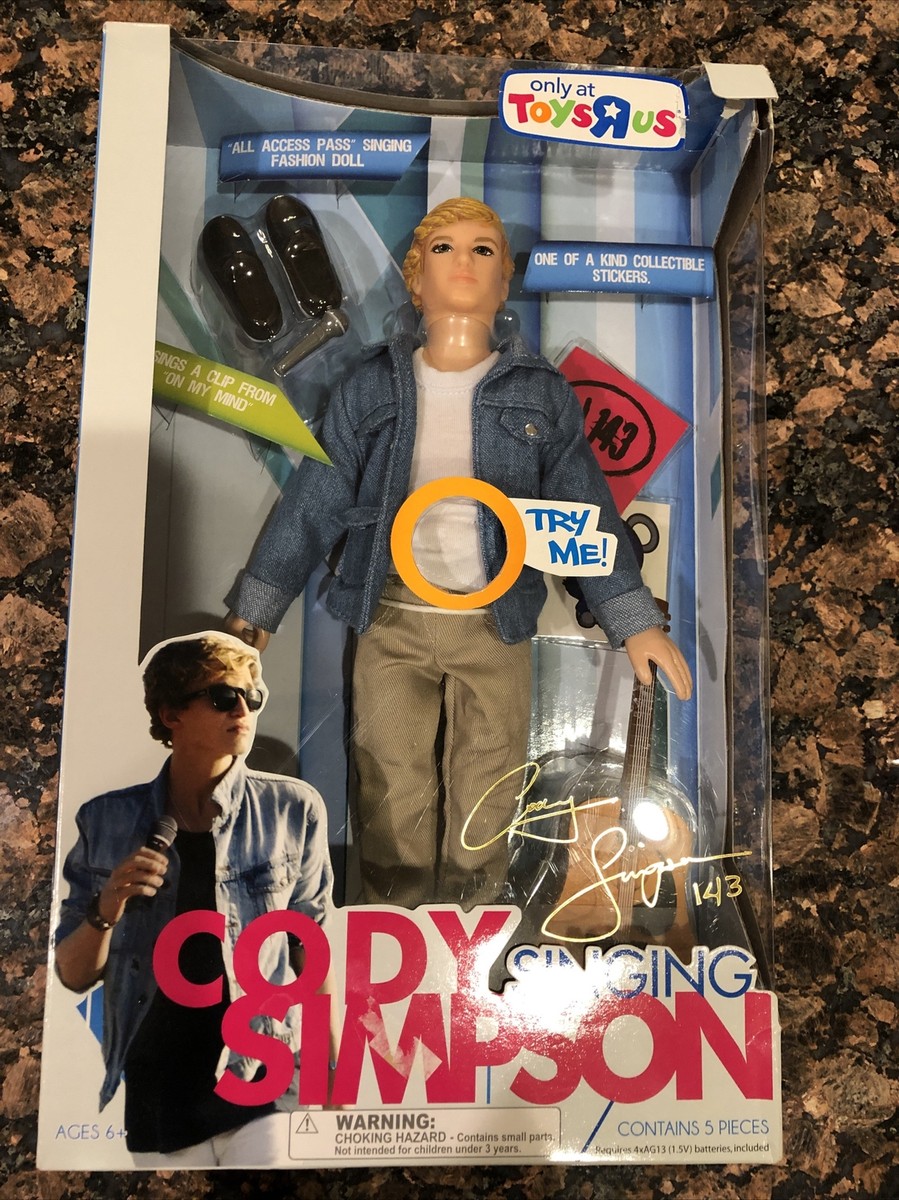 NEW CODY SIMPSON MUSICAL SINGING Barbie Ken DOLL FIGURE 2011 TOYS