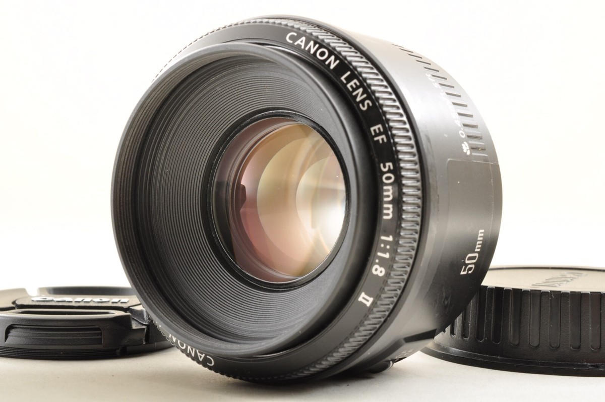 キャノンEFレンズ 50mm f/1.8 II Canon EF 50mm f/1.8 II Standard Lens Near Mint From Japan