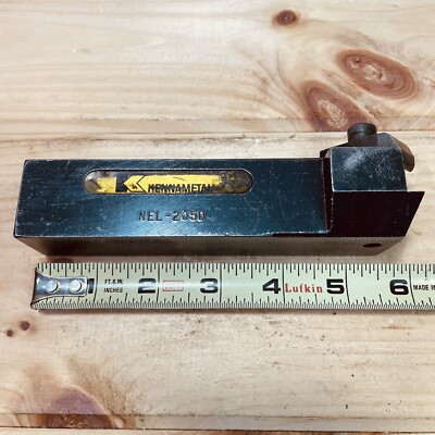 Kennametal NEL-205D Lathe Insert Tool Holder  1.25 Inch Sq Shank Top Clamp LH