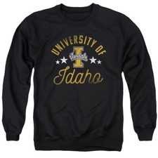 University of Idaho Adult Crewneck Sweatshirt Vandals, Black, S-3XL